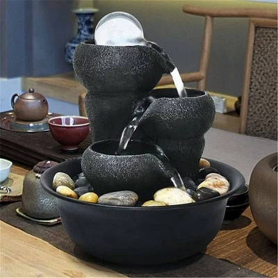 Brand new π― Watnature 8" 3-Step Little Water Fountain with LED Ball Gray π 4 Brand new π― Watnature 8" 3-Step Little Water Fountain with LED Ball Gray π - Image 3