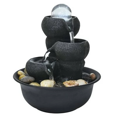 Brand new π― Watnature 8" 3-Step Little Water Fountain with LED Ball Gray π 6 Brand new π― Watnature 8" 3-Step Little Water Fountain with LED Ball Gray π - Image 5