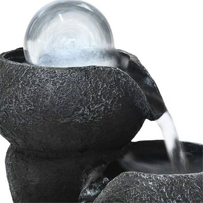 Brand new π― Watnature 8" 3-Step Little Water Fountain with LED Ball Gray π 8 Brand new π― Watnature 8" 3-Step Little Water Fountain with LED Ball Gray π - Image 7