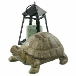 New 😍 Design Toscano Aesop's Turtle Cast Iron Statue ⌛
