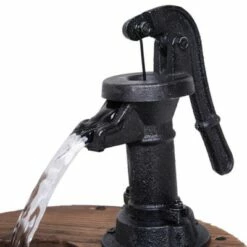 Hot Sale ⌛ Outsunny 2-Tier Wooden Water Pump Fountain for Fun Garden Decor with Planting Flower Box Base 🎉 -Garden Decor Shop unnamed file 13284