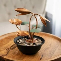 Top 10 π Nature Spring Tabletop Cascading Water Fountain - 10.5", Copper π