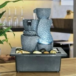 Best reviews of 🥰 11" Indoor Desktop Water Fountain - Watnature ✔️