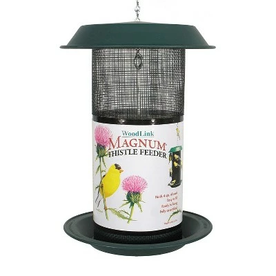 Budget π Woodlink 24501 Magnum 4-Quart 5-Pound Nyjer Thistle Seed Hanging Screen Bird Feeder, Dark Green π₯° 2 Budget π Woodlink 24501 Magnum 4-Quart 5-Pound Nyjer Thistle Seed Hanging Screen Bird Feeder, Dark Green π₯°