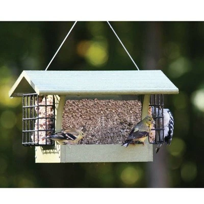 Best deal π Birds Choice Bird's Choice Hopper Feeder with Suets Gray with Red Roof - Medium π 5 Best deal π Birds Choice Bird's Choice Hopper Feeder with Suets Gray with Red Roof - Medium π - Image 4