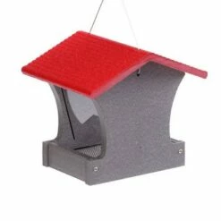 Best Sale π Birds Choice Bird's Choice Green Solutions 2qt Hopper Feeder Gray with Red Roof - Small β