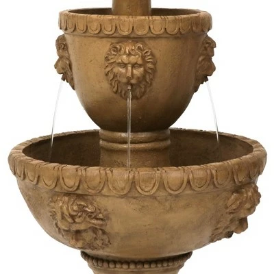 Best reviews of π Sunnydaze Decor Sunnydaze 41"H Electric Fiberglass and Resin 2-Tier Lion Head Outdoor Water Fountain π 7 Best reviews of π Sunnydaze Decor Sunnydaze 41"H Electric Fiberglass and Resin 2-Tier Lion Head Outdoor Water Fountain π - Image 5