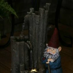 Best deal 🥰 Sunnydaze Decor Sunnydaze 17"H Electric Polyresin Resting Gnome by Tiered Logs Outdoor Water Fountain with LED Light 😉 -Garden Decor Shop unnamed file 13429