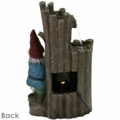 Best deal 🥰 Sunnydaze Decor Sunnydaze 17"H Electric Polyresin Resting Gnome by Tiered Logs Outdoor Water Fountain with LED Light 😉 -Garden Decor Shop unnamed file 13436