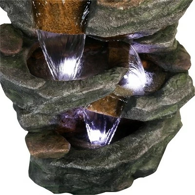 Best reviews of π Watnature 40.55" 6-Tiers Cascading Waterfall Fountain with LED Lights Gray π₯ 9 Best reviews of π Watnature 40.55" 6-Tiers Cascading Waterfall Fountain with LED Lights Gray π₯ - Image 7