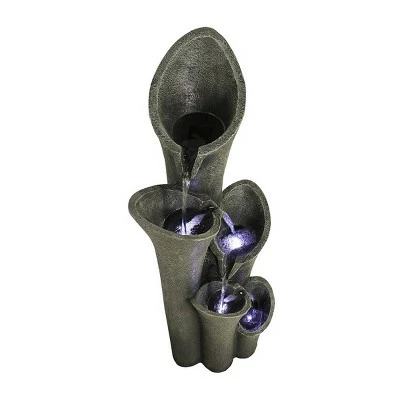 Cheapest π Watnature 39.5" 5-Tier Faux Stone with LED Light Floor Fountain Gray π― 10 Cheapest π Watnature 39.5" 5-Tier Faux Stone with LED Light Floor Fountain Gray π― - Image 8