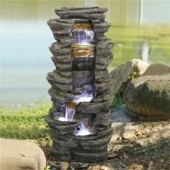 Cheap ⭐ Watnature 40" High Stacked Simulated Rock Cascading Waterfall Fountain Gray 👏 12 Cheap ⭐ Watnature 40" High Stacked Simulated Rock Cascading Waterfall Fountain Gray 👏 -Garden Decor Shop unnamed file 13471