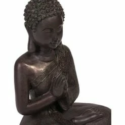 Coupon 🤩 Juvale 13" Buddha Statue Sitting Meditating Figurine for Indoor Outdoor Home Garden Decor Gift, Dark Stone 🥰 -Garden Decor Shop unnamed file 13482