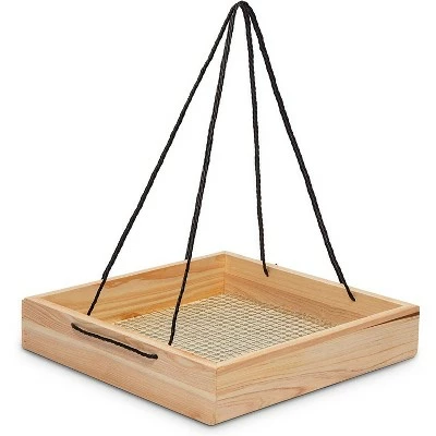 Best Pirce 𧨠Farmlyn Creek Hanging Wooden Bird Feeder for Patio, Garden, Yard (12 x 12 x 2.2 in) π 3 Best Pirce 𧨠Farmlyn Creek Hanging Wooden Bird Feeder for Patio, Garden, Yard (12 x 12 x 2.2 in) π
