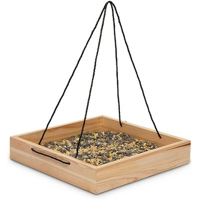 Best Pirce 𧨠Farmlyn Creek Hanging Wooden Bird Feeder for Patio, Garden, Yard (12 x 12 x 2.2 in) π 4 Best Pirce 𧨠Farmlyn Creek Hanging Wooden Bird Feeder for Patio, Garden, Yard (12 x 12 x 2.2 in) π - Image 2