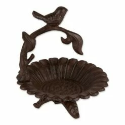 Hot Sale 💯 Zingz & Thingz Zingz & Thingz 8.35" Iron Sunflower Bird Feeder Brown ❤️ -Garden Decor Shop unnamed file 13498