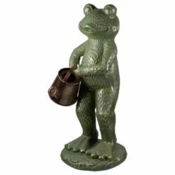 Best Pirce 🎉 Northlight 17" Gold Verdigris Frog with Watering Can Outdoor Garden Statue 🧨 -Garden Decor Shop unnamed file 135