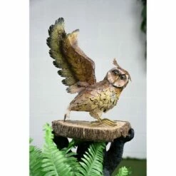 Outlet π HI-LINE GIFT LTD 19" Metal Owl with Wings Out Outdoor Statue Brown - Hi-Line Gift 𧨠4 Outlet π HI-LINE GIFT LTD 19" Metal Owl with Wings Out Outdoor Statue Brown - Hi-Line Gift 𧨠-Garden Decor Shop unnamed file 1350