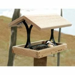 Cheapest ⌛ Woodlink 24373 Durable Outdoor Natural Inland Cedar Fly-Thru Bird Mixed Seed Feed Feeder, Brown 🎉