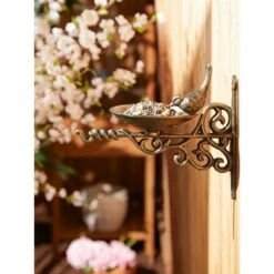 Best deal 👏 Zingz & Thingz Zingz & Thingz 9.96" Iron Wall Mounted Ornate Bird Feeder Brown 😉 -Garden Decor Shop unnamed file 13529