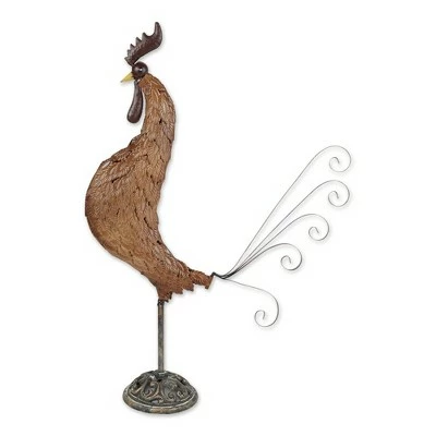Best Sale β€οΈ Zingz & Thingz Zingz & Thingz 31" Cast Iron Rooster Sculpture Brown 𧨠4 Best Sale β€οΈ Zingz & Thingz Zingz & Thingz 31" Cast Iron Rooster Sculpture Brown 𧨠- Image 2