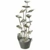 Cheap 🎁 Design Toscano Rain Forest Leaves Cascading Metal Fountain - Silver 🎉 -Garden Decor Shop unnamed file 13687