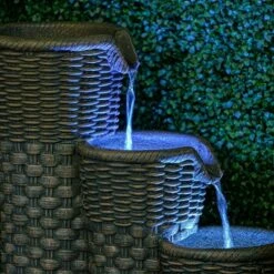 Best reviews of 🌟 27.75" Outdoor Everwoven Fountain with Water Pump and LED Light Gray - Alfresco Home LLC 💯 -Garden Decor Shop unnamed file 13692