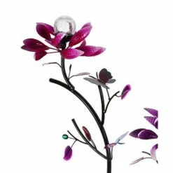 Deals 🎁 Evergreen 92"H Solar Wind Spinner, Spinning Flowers 😉 -Garden Decor Shop unnamed file 13725