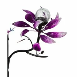 Deals 🎁 Evergreen 92"H Solar Wind Spinner, Spinning Flowers 😉 -Garden Decor Shop unnamed file 13727