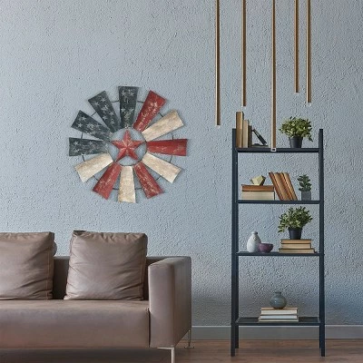 Hot Sale π₯ Alpine Corporation Alpine Patriotic Windmill Metal Wall Decor βοΈ 9 Hot Sale π₯ Alpine Corporation Alpine Patriotic Windmill Metal Wall Decor βοΈ - Image 8