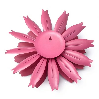 Budget ⭐ The Lakeside Collection Lakeside Metal Flower Spinner for Walls - Kinetic Floral Pinwheel Windspinner ⭐ 4 Budget ⭐ The Lakeside Collection Lakeside Metal Flower Spinner for Walls - Kinetic Floral Pinwheel Windspinner ⭐ - Image 3