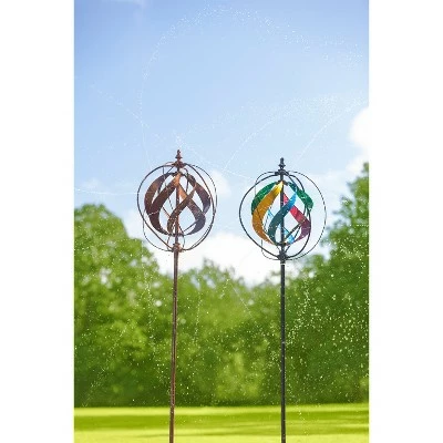 Cheap βοΈ Evergreen 89-inch Copper Outdoor Safe Kinetic Hydro Spinner Lawn Watering Garden Stake π₯° 3 Cheap βοΈ Evergreen 89-inch Copper Outdoor Safe Kinetic Hydro Spinner Lawn Watering Garden Stake π₯° - Image 2