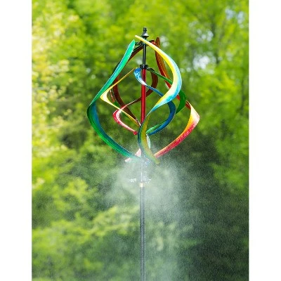 Deals π Evergreen 89"H Misting Wind Spinner, Multicolor Helix- Fade and Weather Resistant Outdoor Decor for Homes, Yards and Gardens π 3 Deals π Evergreen 89"H Misting Wind Spinner, Multicolor Helix- Fade and Weather Resistant Outdoor Decor for Homes, Yards and Gardens π - Image 2