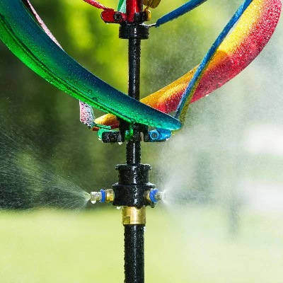 Deals π Evergreen 89"H Misting Wind Spinner, Multicolor Helix- Fade and Weather Resistant Outdoor Decor for Homes, Yards and Gardens π 5 Deals π Evergreen 89"H Misting Wind Spinner, Multicolor Helix- Fade and Weather Resistant Outdoor Decor for Homes, Yards and Gardens π - Image 4