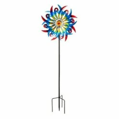 Best Sale 🔥 Evergreen 75"H Wind Spinner, Bold Expressions- Fade and Weather Resistant Outdoor Decor for Homes, Yards and Gardens ⌛ -Garden Decor Shop unnamed file 13799