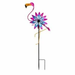 Flash Sale ⌛ Evergreen Outdoor Garden Flamingo Wind Spinner 🧨