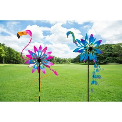 Flash Sale ⌛ Evergreen Outdoor Garden Flamingo Wind Spinner 🧨 4 Flash Sale ⌛ Evergreen Outdoor Garden Flamingo Wind Spinner 🧨 - Image 2