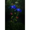 Buy 🌟 Evergreen 47"H Spinning Blue Flower Wind Spinner Garden Stake 🥰 -Garden Decor Shop unnamed file 13818