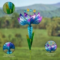 Cheapest ๐ Evergreen 38.5"H Wind Spinner Flower Garden Stake, Blue ๐ 8 Cheapest ๐ Evergreen 38.5"H Wind Spinner Flower Garden Stake, Blue ๐ -Garden Decor Shop unnamed file 13833