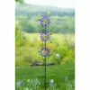 Hot Sale 👍 Evergreen 71"H Garden Stake with Spinning Flowers, Violet Trio- 🥰 -Garden Decor Shop unnamed file 13841