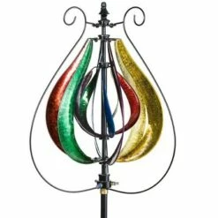 Best Sale 💯 Plow & Hearth Water Misting Garden Wind Spinner 😉 -Garden Decor Shop unnamed file 13845