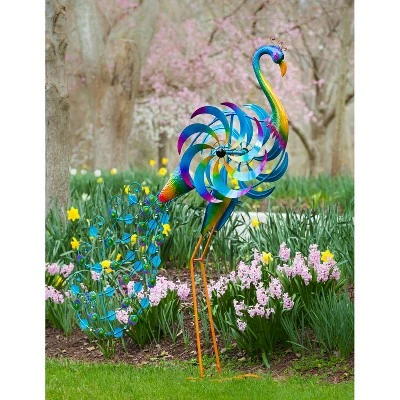 Promo ⌛ Evergreen 68"H Statement Peacock Wind Spinner 🤩 4 Promo ⌛ Evergreen 68"H Statement Peacock Wind Spinner 🤩 - Image 3