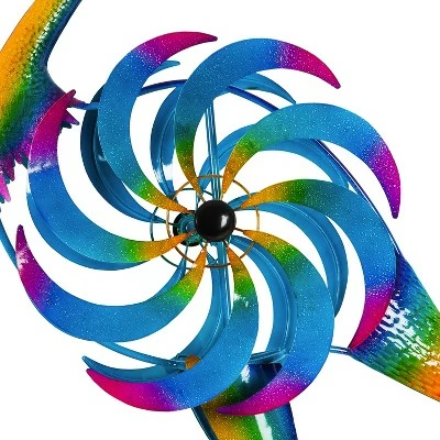 Promo ⌛ Evergreen 68"H Statement Peacock Wind Spinner 🤩 9 Promo ⌛ Evergreen 68"H Statement Peacock Wind Spinner 🤩 - Image 8