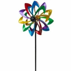 Coupon 🧨 75" H Metal Spinner - Evergreen 👏 -Garden Decor Shop unnamed file 13859