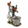 New 🎁 Zingz & Thingz Zingz & Thingz 12.25" Polyresin Little Pup and Water Pump Statue 🥰