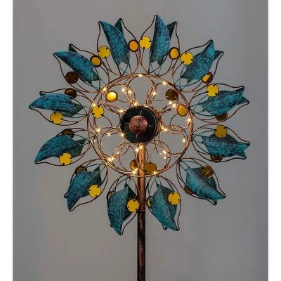 Flash Sale π₯ Wind & Weather Verdigris Leaf Solar-Lighted Metal Wind Spinner π 5 Flash Sale π₯ Wind & Weather Verdigris Leaf Solar-Lighted Metal Wind Spinner π - Image 3