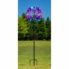 Top 10 👏 Evergreen 74.75"H Wind Spinner, Blue Purple Pink Ombre 🤩