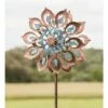 New 🔔 Wind & Weather Copper-Colored Metal Lily Wind Spinner 😀 -Garden Decor Shop unnamed file 13885