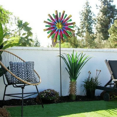 Cheapest π Alpine Corporation Alpine Prismatic Flower Iron Kinetic Wind Spinner Stake π 2 Cheapest π Alpine Corporation Alpine Prismatic Flower Iron Kinetic Wind Spinner Stake π