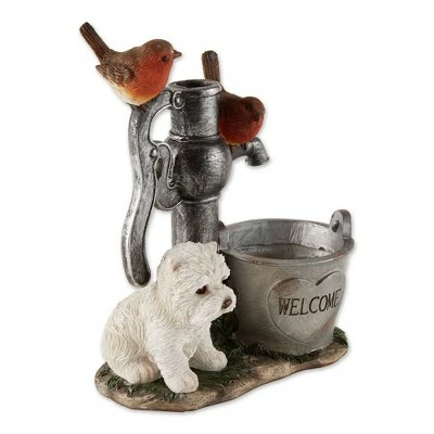 New ๐ Zingz & Thingz Zingz & Thingz 12.25" Polyresin Little Pup and Water Pump Statue ๐ฅฐ 5 New ๐ Zingz & Thingz Zingz & Thingz 12.25" Polyresin Little Pup and Water Pump Statue ๐ฅฐ - Image 4
